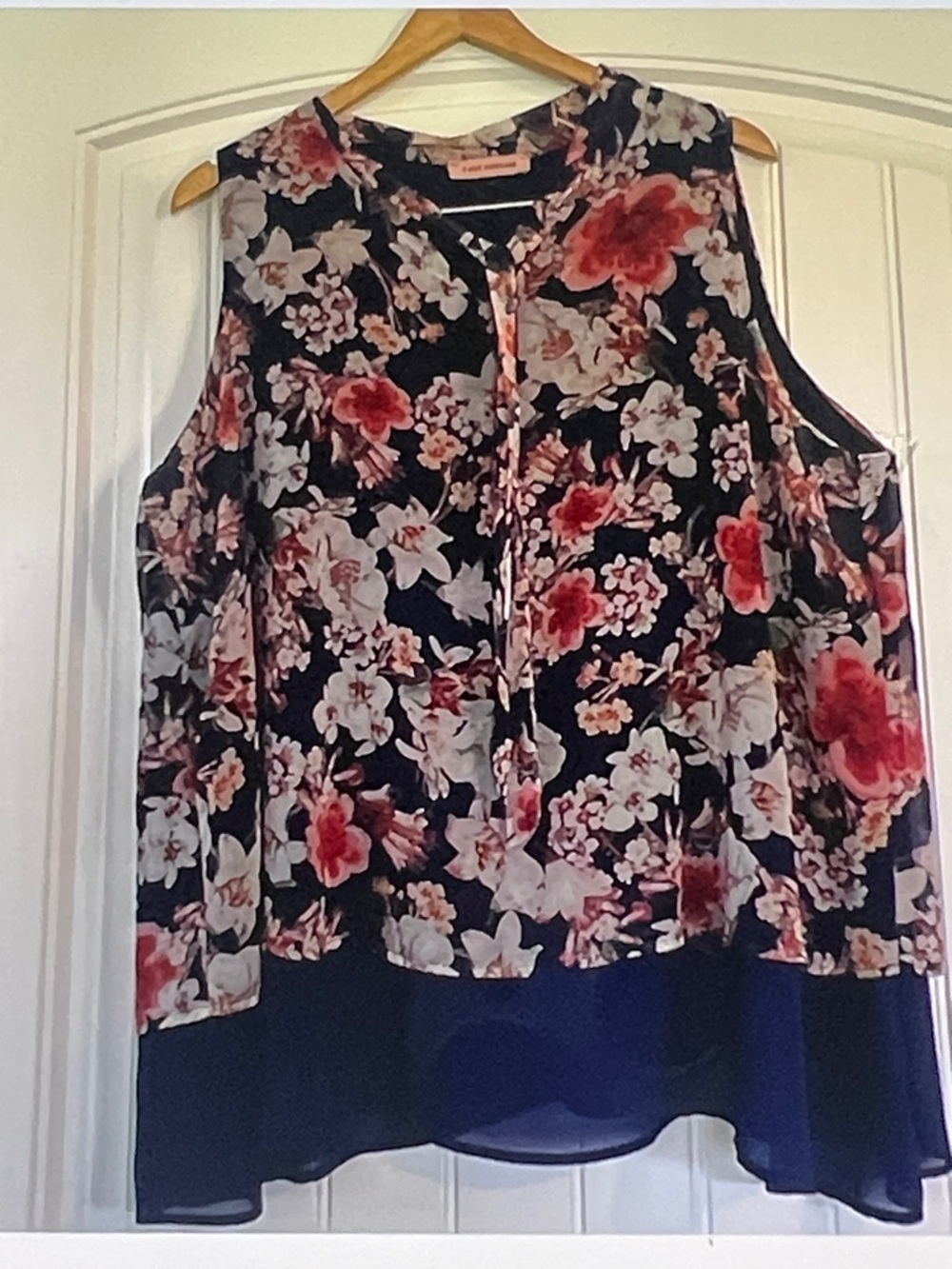 Tiered long line Tank Top